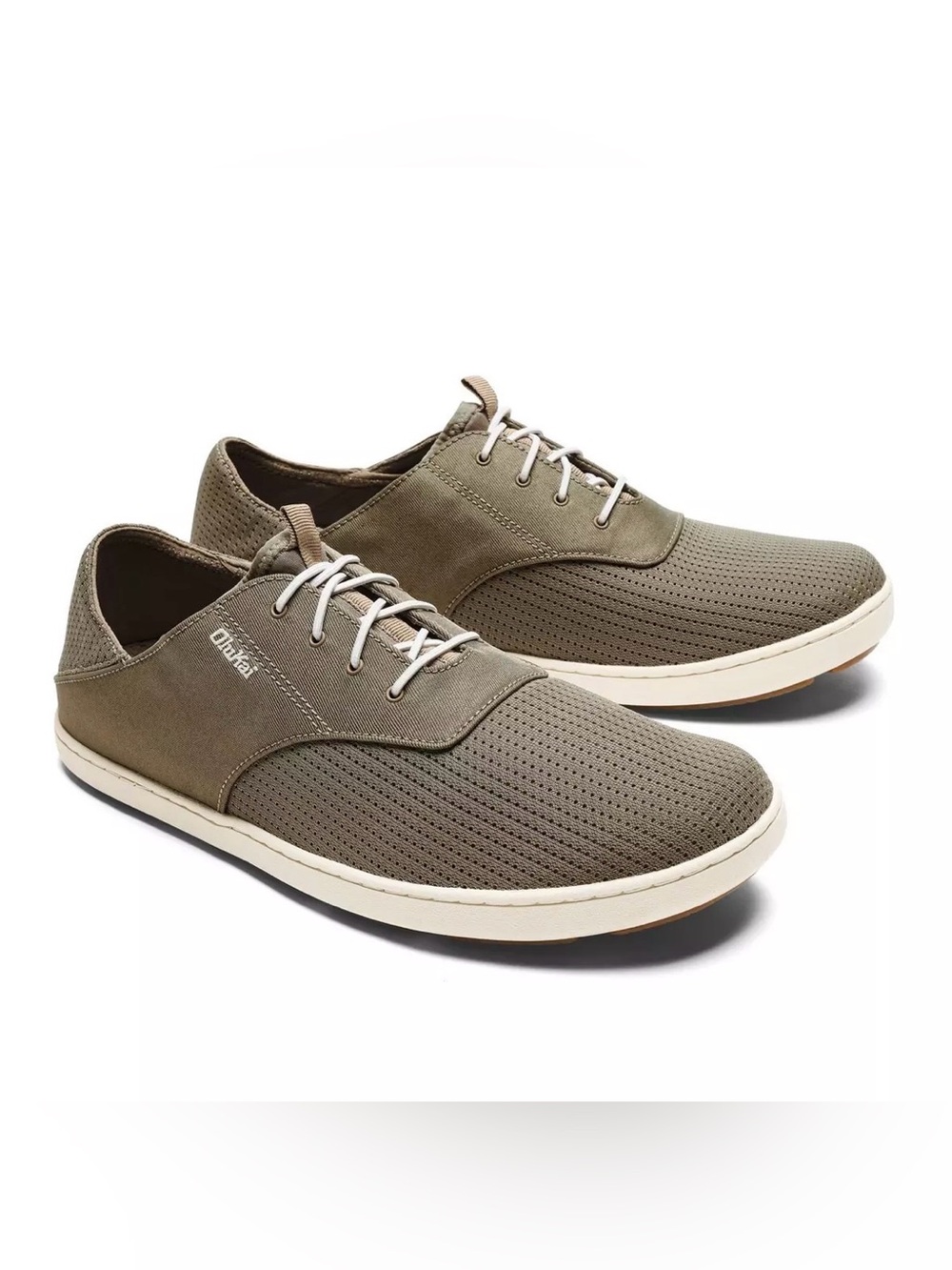 OluKai Men's Nohea Moku Shoes Clay/Tapa Size 9.5